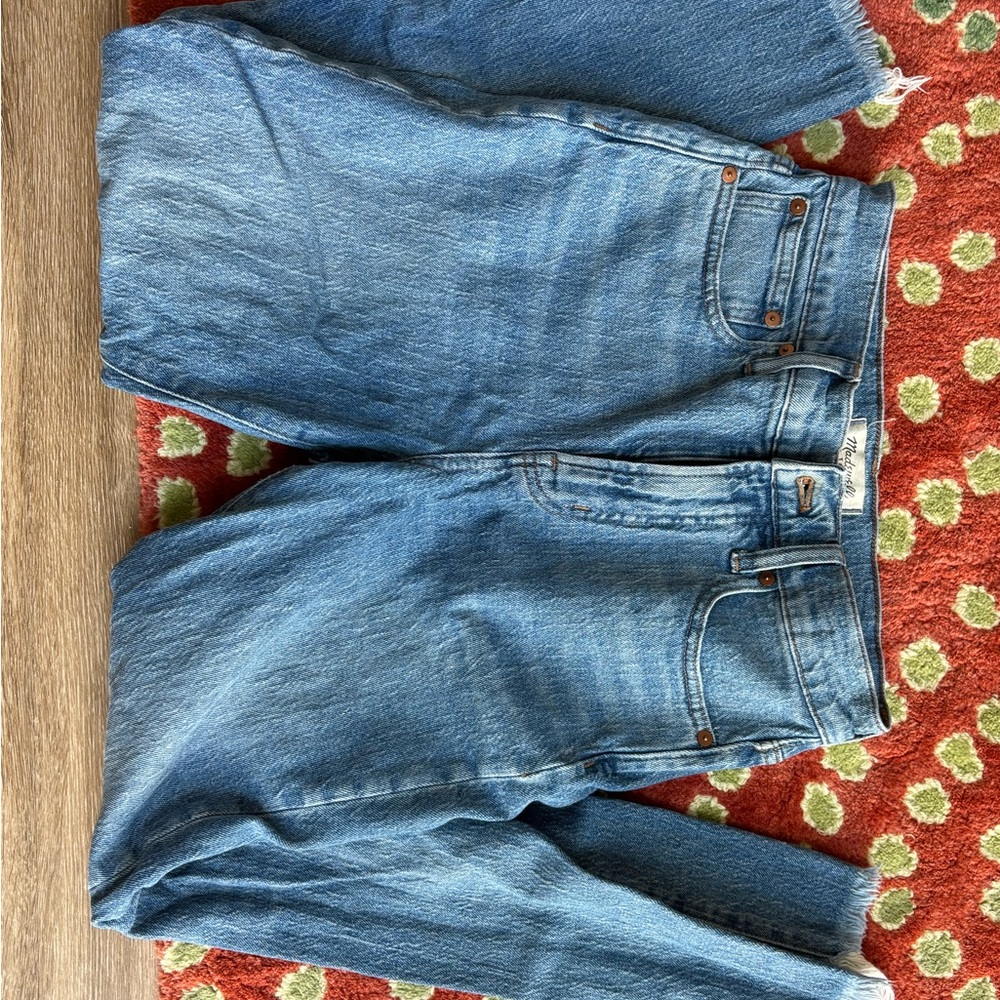 Madewell Women's Straight Leg Blue Jeans